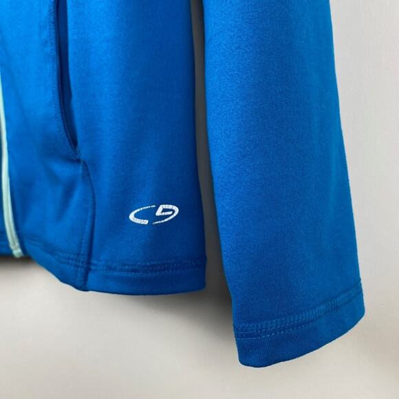 Women's CHAMPION Blue Full-Zip Athletic Jacket Pockets Size XS - Picture 4 of 9